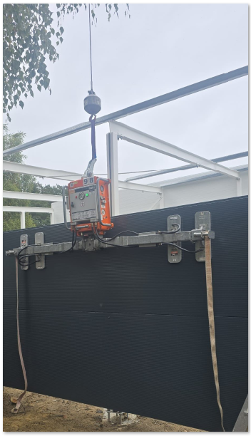 Escher Tek steel construction walls